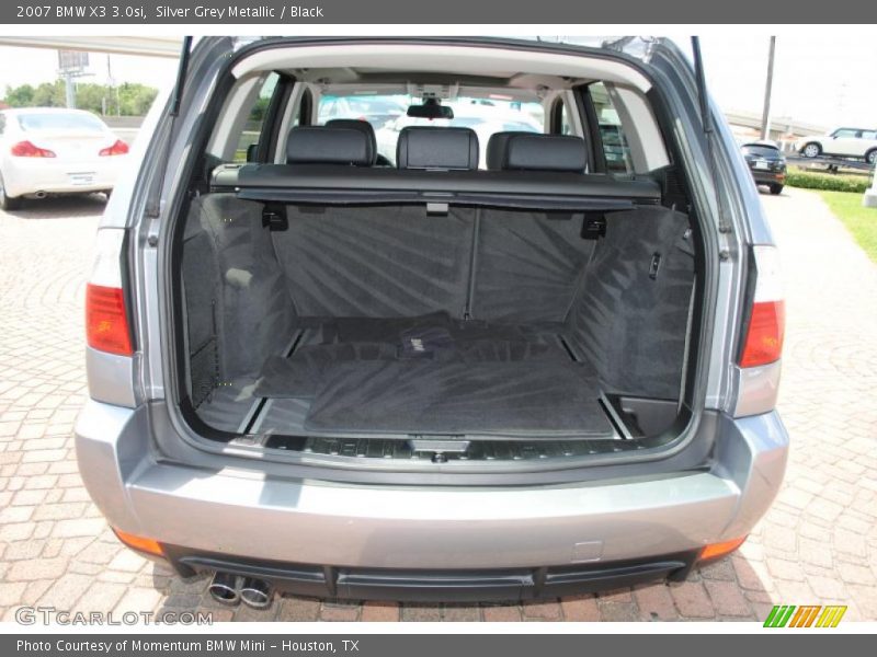 Silver Grey Metallic / Black 2007 BMW X3 3.0si