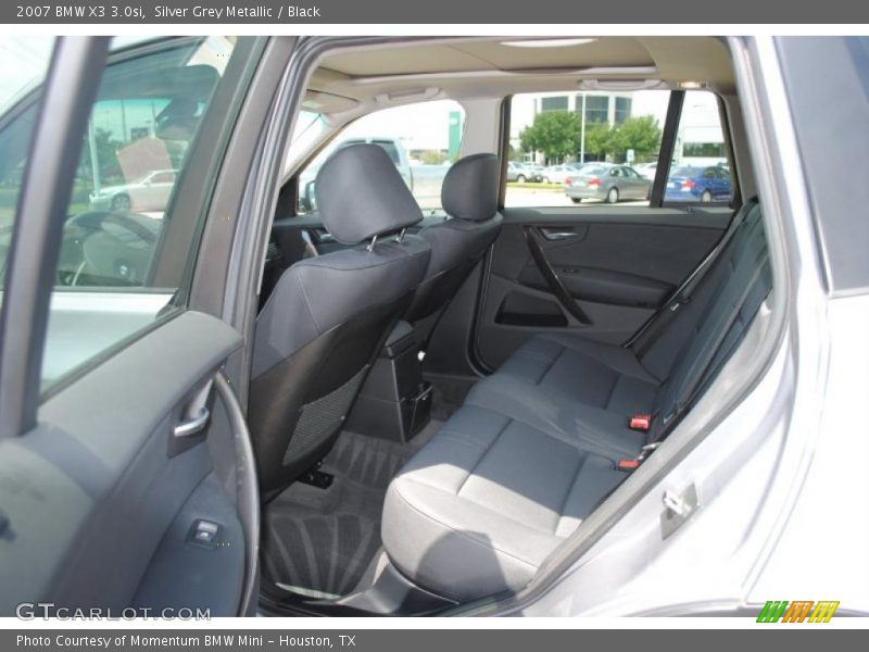 Silver Grey Metallic / Black 2007 BMW X3 3.0si