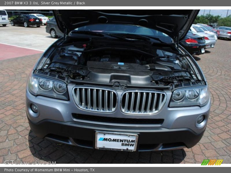Silver Grey Metallic / Black 2007 BMW X3 3.0si