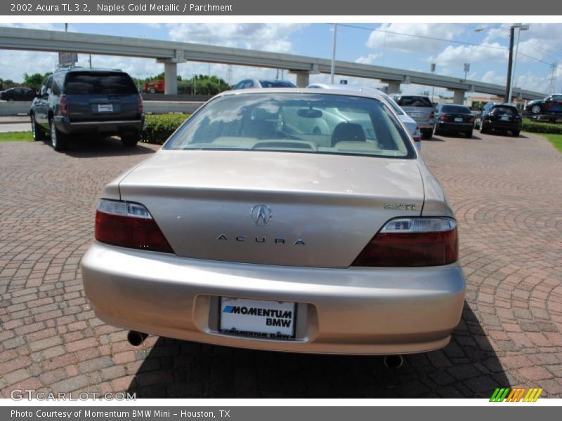 Naples Gold Metallic / Parchment 2002 Acura TL 3.2