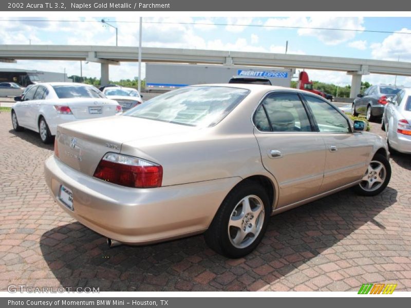 Naples Gold Metallic / Parchment 2002 Acura TL 3.2