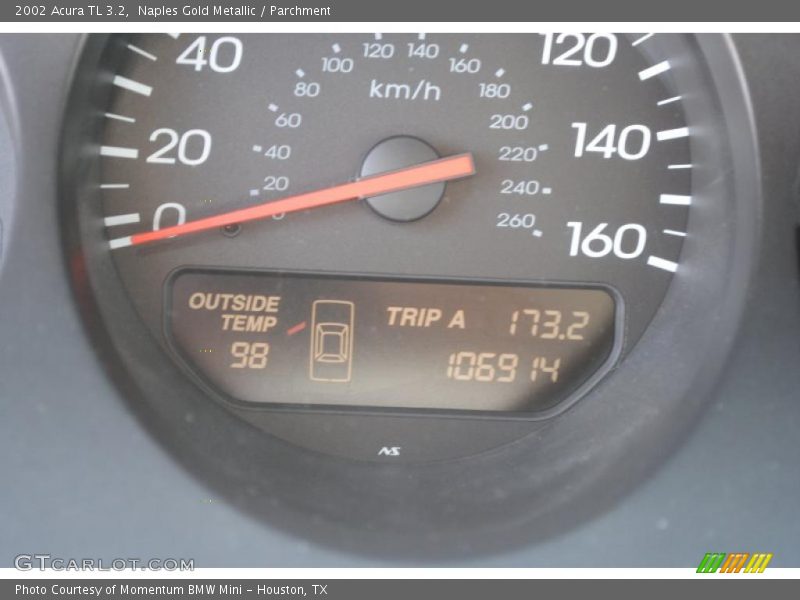 Naples Gold Metallic / Parchment 2002 Acura TL 3.2
