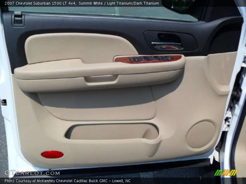 Summit White / Light Titanium/Dark Titanium 2007 Chevrolet Suburban 1500 LT 4x4
