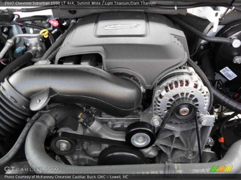 Summit White / Light Titanium/Dark Titanium 2007 Chevrolet Suburban 1500 LT 4x4