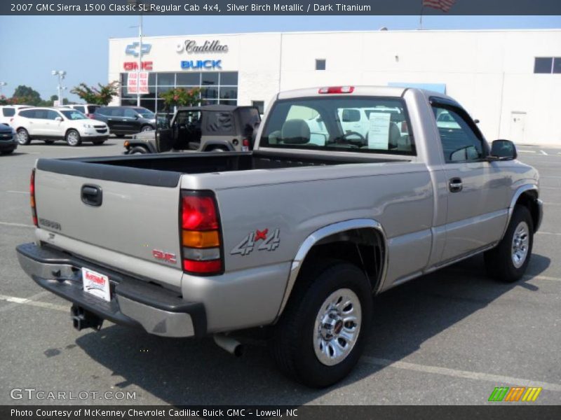 Silver Birch Metallic / Dark Titanium 2007 GMC Sierra 1500 Classic SL Regular Cab 4x4