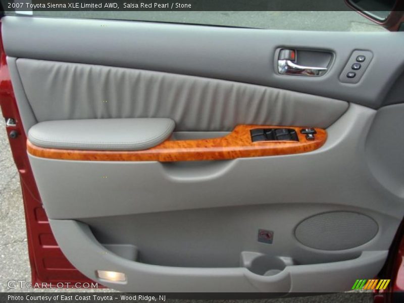Salsa Red Pearl / Stone 2007 Toyota Sienna XLE Limited AWD
