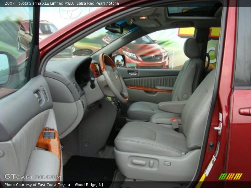 Salsa Red Pearl / Stone 2007 Toyota Sienna XLE Limited AWD