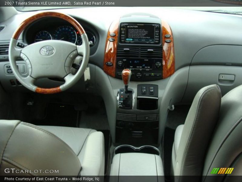 Salsa Red Pearl / Stone 2007 Toyota Sienna XLE Limited AWD