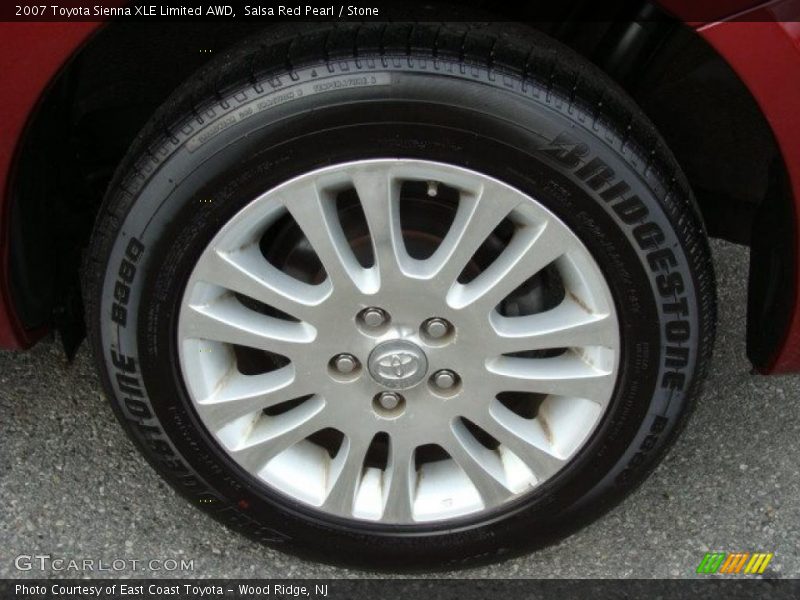 Salsa Red Pearl / Stone 2007 Toyota Sienna XLE Limited AWD