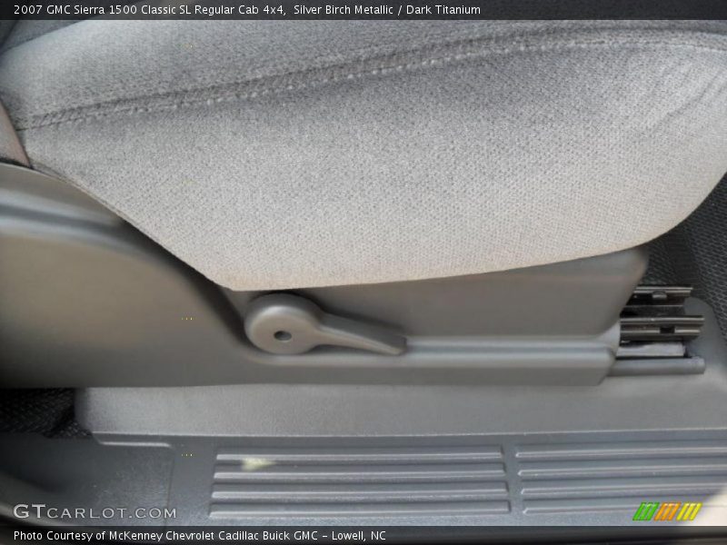 Silver Birch Metallic / Dark Titanium 2007 GMC Sierra 1500 Classic SL Regular Cab 4x4
