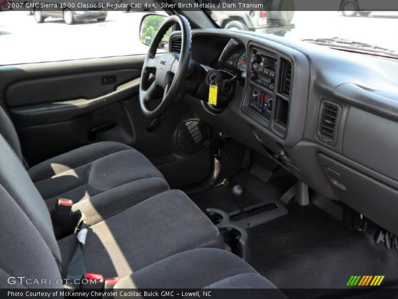 Silver Birch Metallic / Dark Titanium 2007 GMC Sierra 1500 Classic SL Regular Cab 4x4