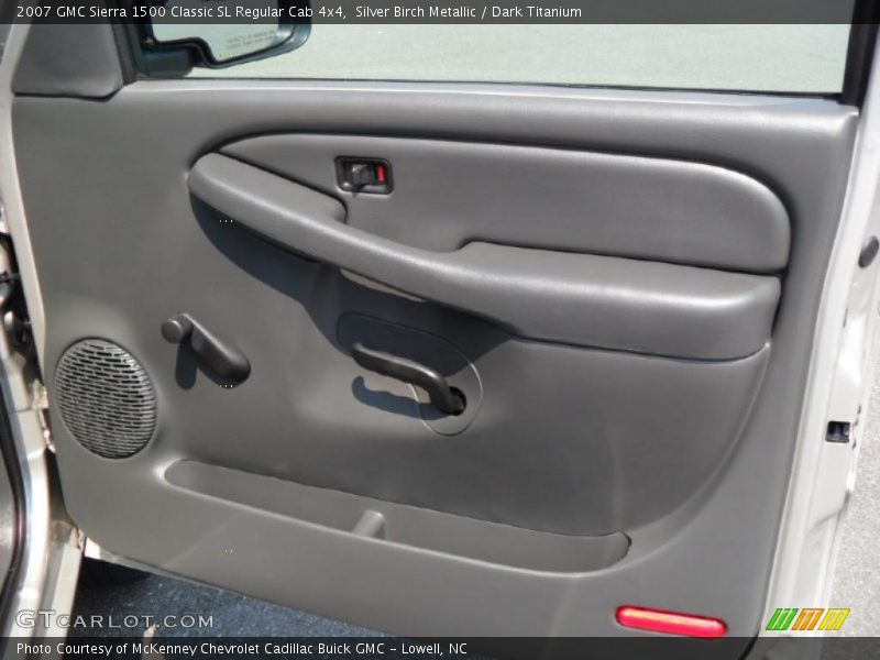 Silver Birch Metallic / Dark Titanium 2007 GMC Sierra 1500 Classic SL Regular Cab 4x4