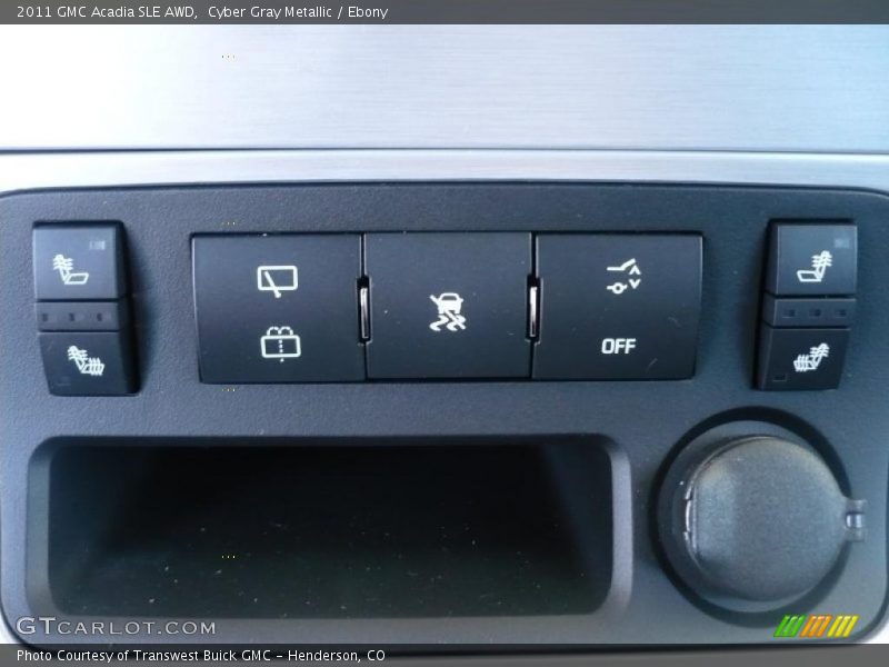 Cyber Gray Metallic / Ebony 2011 GMC Acadia SLE AWD