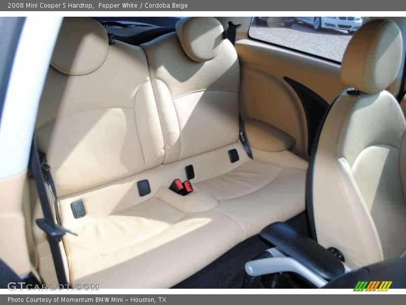 Pepper White / Cordoba Beige 2008 Mini Cooper S Hardtop