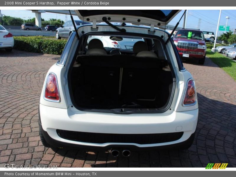 Pepper White / Cordoba Beige 2008 Mini Cooper S Hardtop