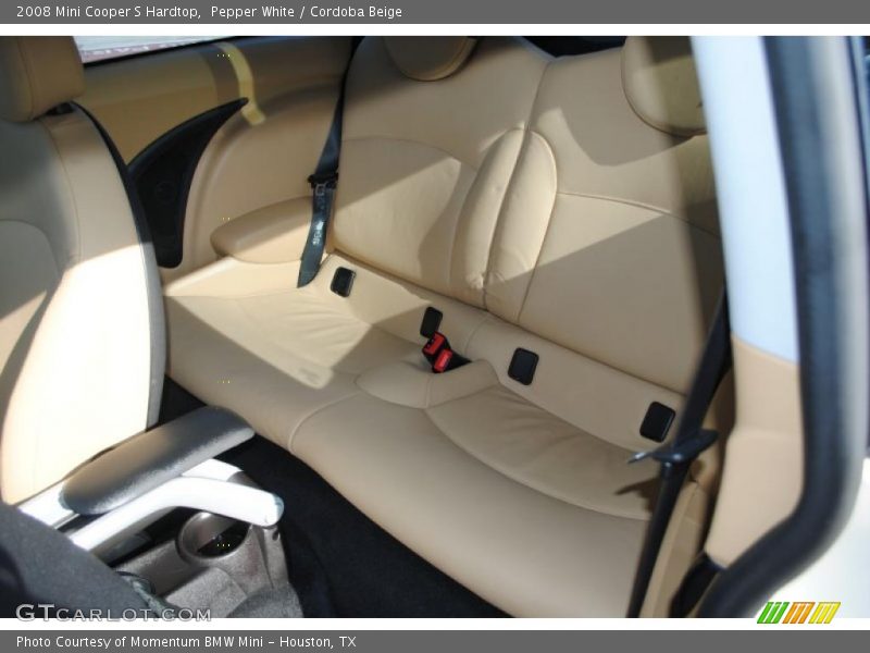 Pepper White / Cordoba Beige 2008 Mini Cooper S Hardtop