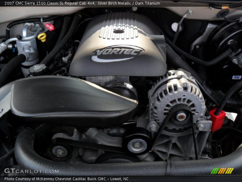 Silver Birch Metallic / Dark Titanium 2007 GMC Sierra 1500 Classic SL Regular Cab 4x4