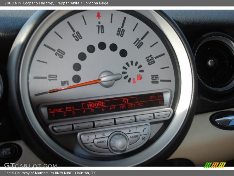 Pepper White / Cordoba Beige 2008 Mini Cooper S Hardtop