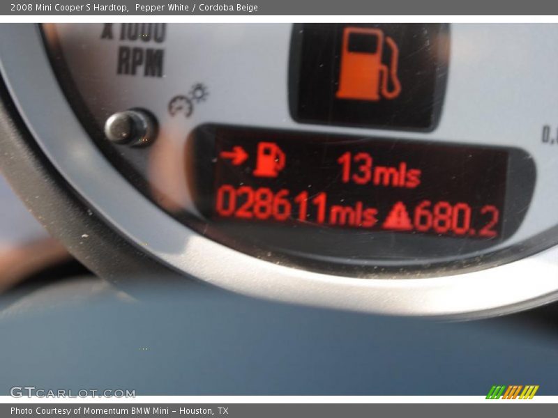 Pepper White / Cordoba Beige 2008 Mini Cooper S Hardtop