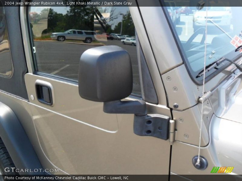 Light Khaki Metallic / Dark Slate Gray 2004 Jeep Wrangler Rubicon 4x4