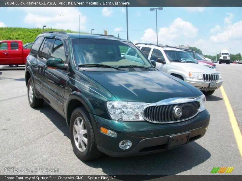 Augusta Green Metallic / Light Cashmere 2004 Buick Rainier CXL AWD