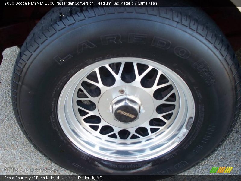 Medium Red Metallic / Camel/Tan 2000 Dodge Ram Van 1500 Passenger Conversion