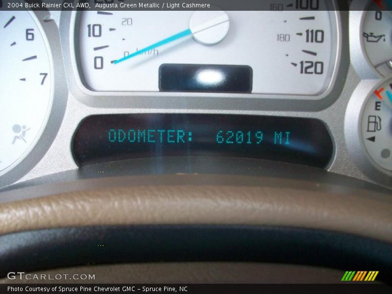 Augusta Green Metallic / Light Cashmere 2004 Buick Rainier CXL AWD