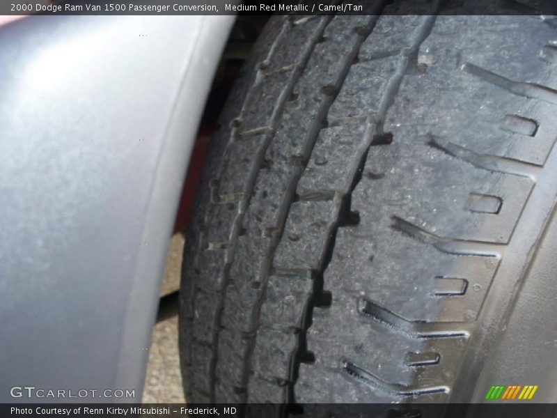 Medium Red Metallic / Camel/Tan 2000 Dodge Ram Van 1500 Passenger Conversion