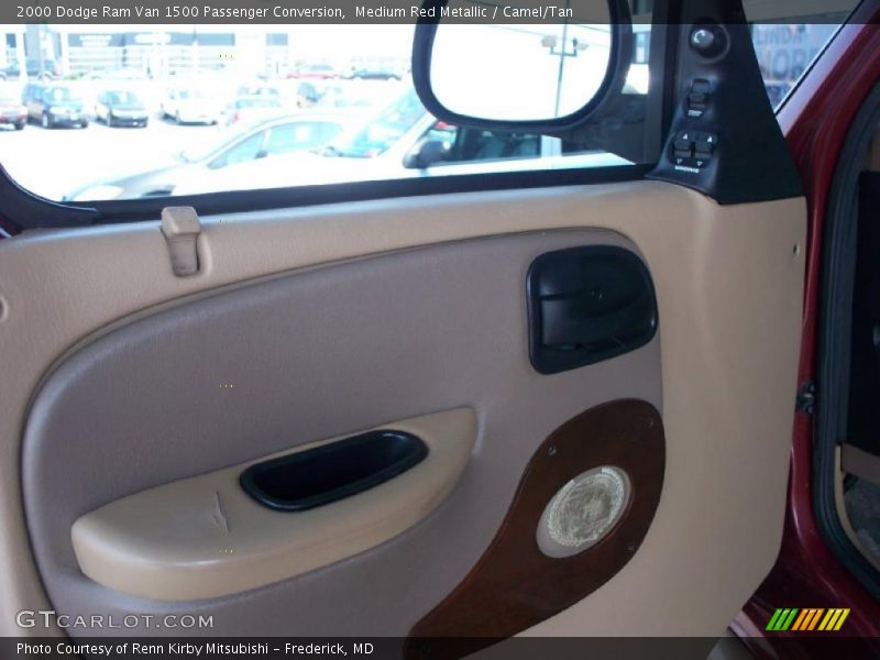 Medium Red Metallic / Camel/Tan 2000 Dodge Ram Van 1500 Passenger Conversion