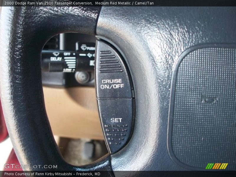 Medium Red Metallic / Camel/Tan 2000 Dodge Ram Van 1500 Passenger Conversion