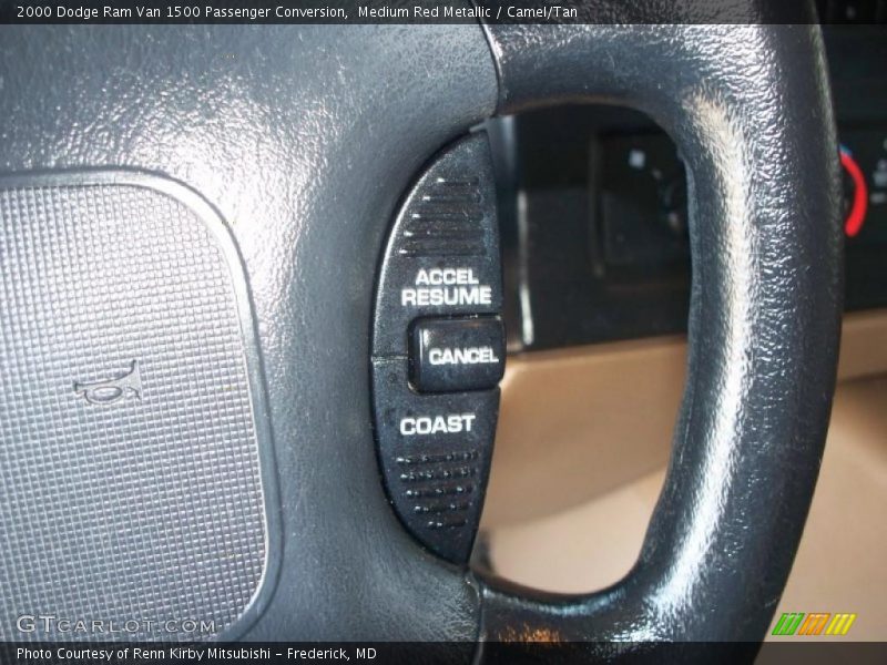 Medium Red Metallic / Camel/Tan 2000 Dodge Ram Van 1500 Passenger Conversion