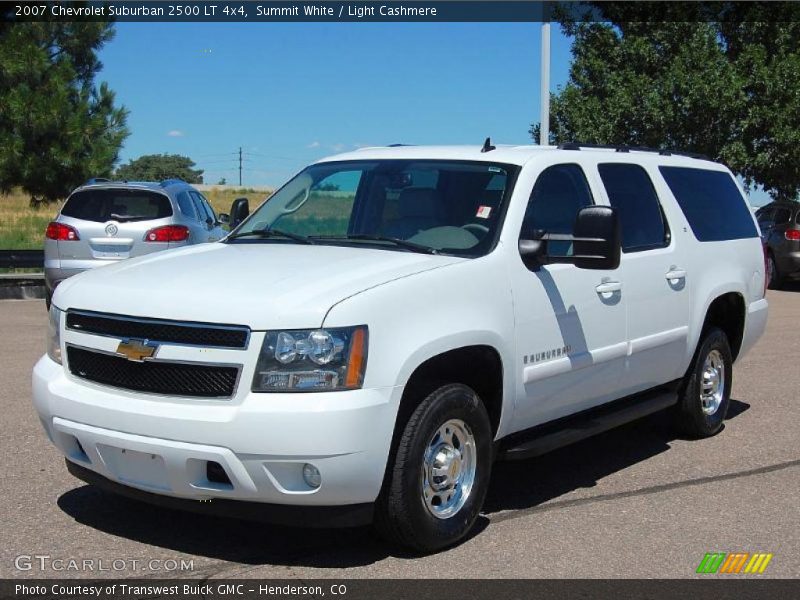 Summit White / Light Cashmere 2007 Chevrolet Suburban 2500 LT 4x4
