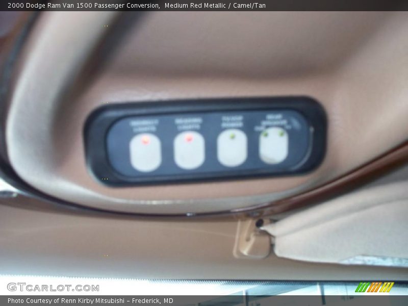 Medium Red Metallic / Camel/Tan 2000 Dodge Ram Van 1500 Passenger Conversion