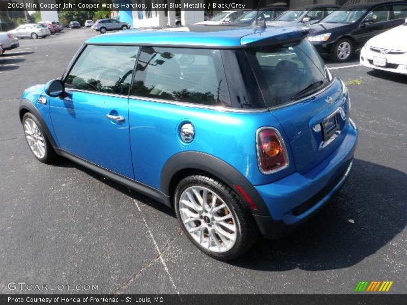 Laser Blue Metallic / Black/Grey 2009 Mini Cooper John Cooper Works Hardtop