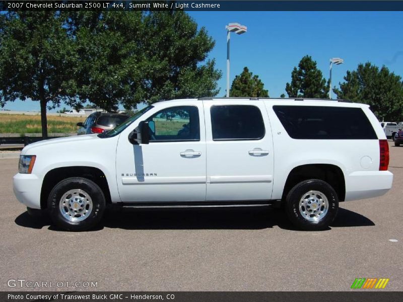 Summit White / Light Cashmere 2007 Chevrolet Suburban 2500 LT 4x4