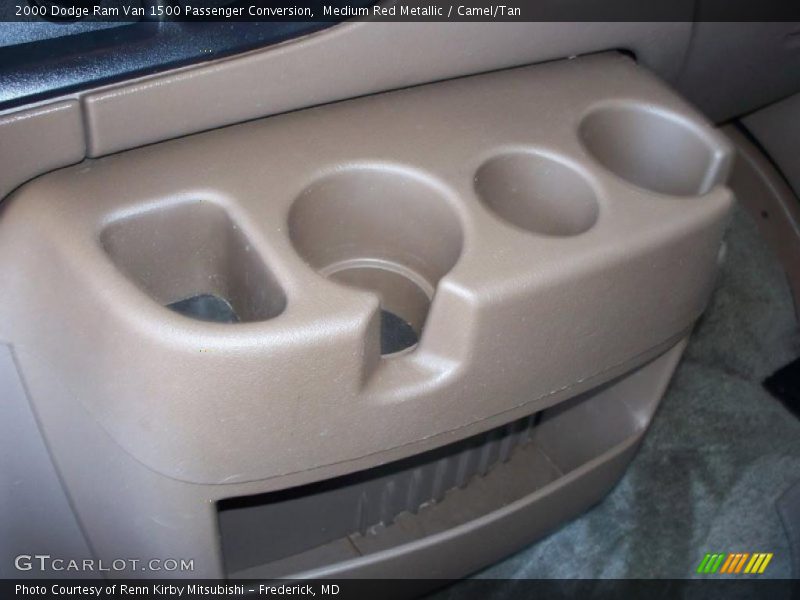 Medium Red Metallic / Camel/Tan 2000 Dodge Ram Van 1500 Passenger Conversion