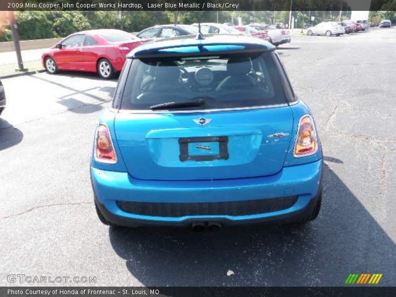 Laser Blue Metallic / Black/Grey 2009 Mini Cooper John Cooper Works Hardtop