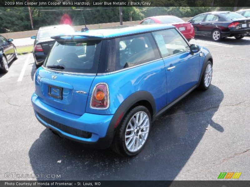 Laser Blue Metallic / Black/Grey 2009 Mini Cooper John Cooper Works Hardtop