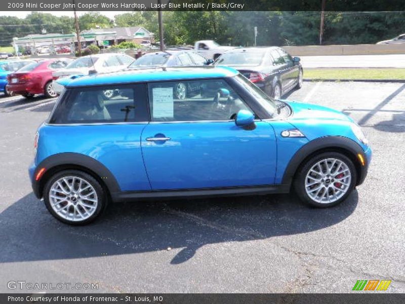 Laser Blue Metallic / Black/Grey 2009 Mini Cooper John Cooper Works Hardtop
