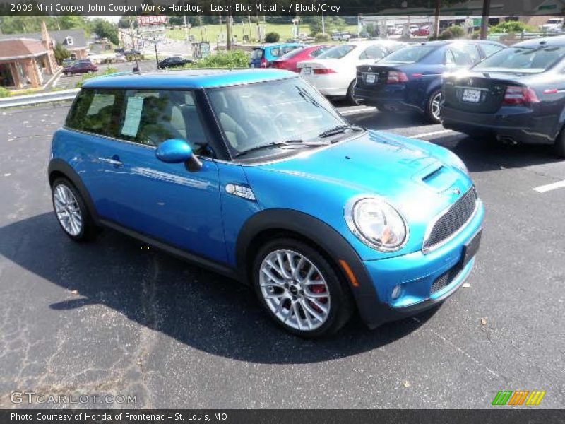 Laser Blue Metallic / Black/Grey 2009 Mini Cooper John Cooper Works Hardtop