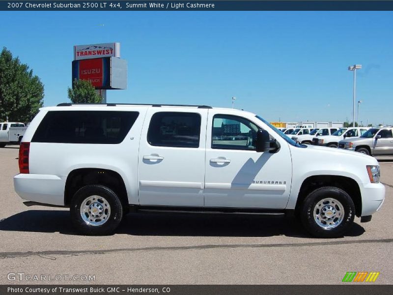 Summit White / Light Cashmere 2007 Chevrolet Suburban 2500 LT 4x4