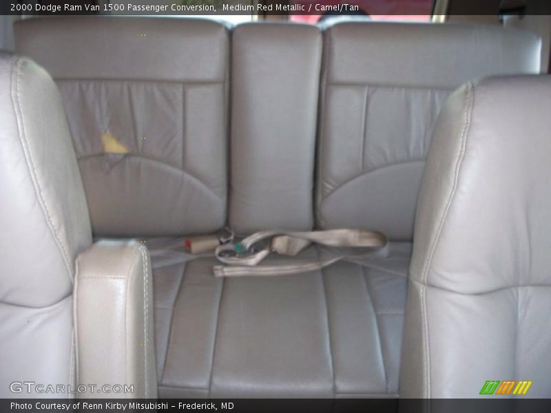 Medium Red Metallic / Camel/Tan 2000 Dodge Ram Van 1500 Passenger Conversion