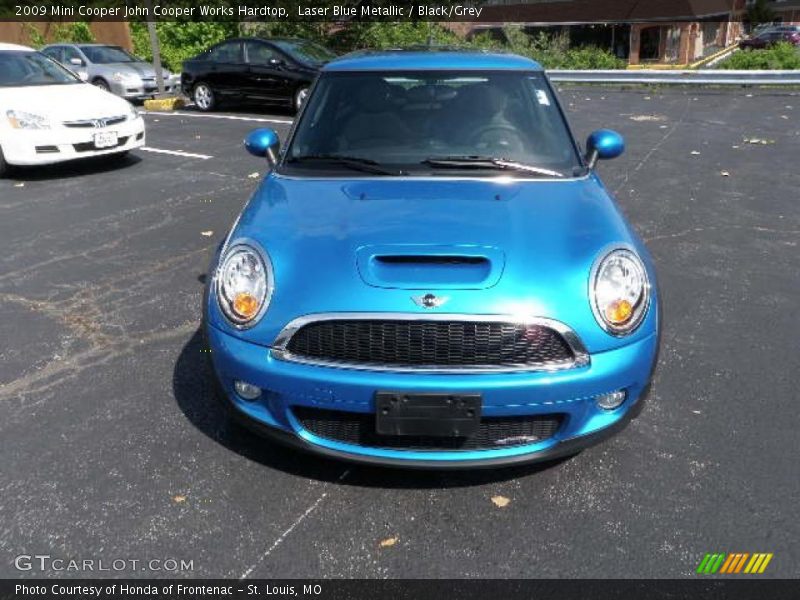Laser Blue Metallic / Black/Grey 2009 Mini Cooper John Cooper Works Hardtop