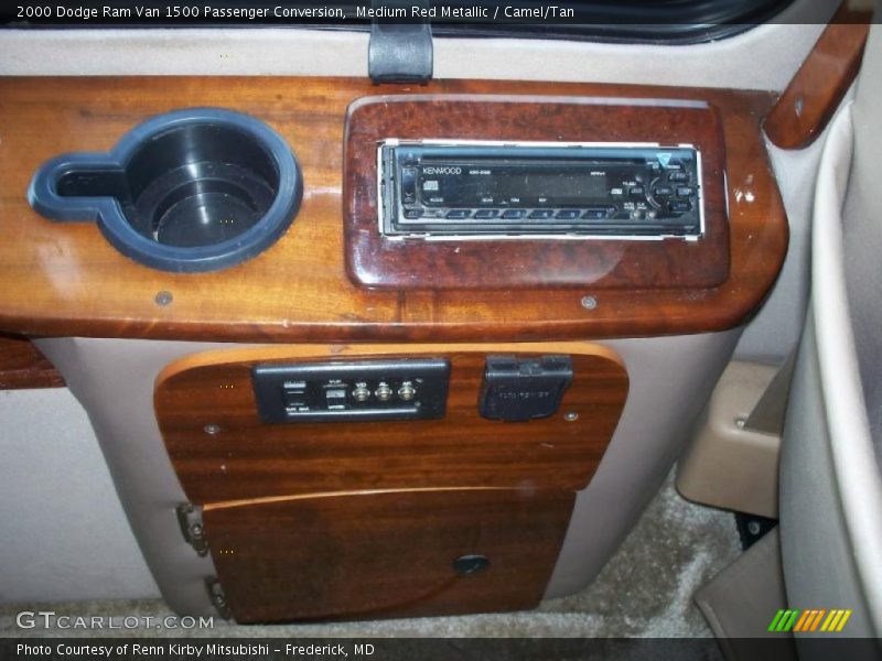 Medium Red Metallic / Camel/Tan 2000 Dodge Ram Van 1500 Passenger Conversion