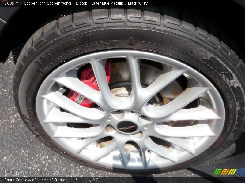 Laser Blue Metallic / Black/Grey 2009 Mini Cooper John Cooper Works Hardtop