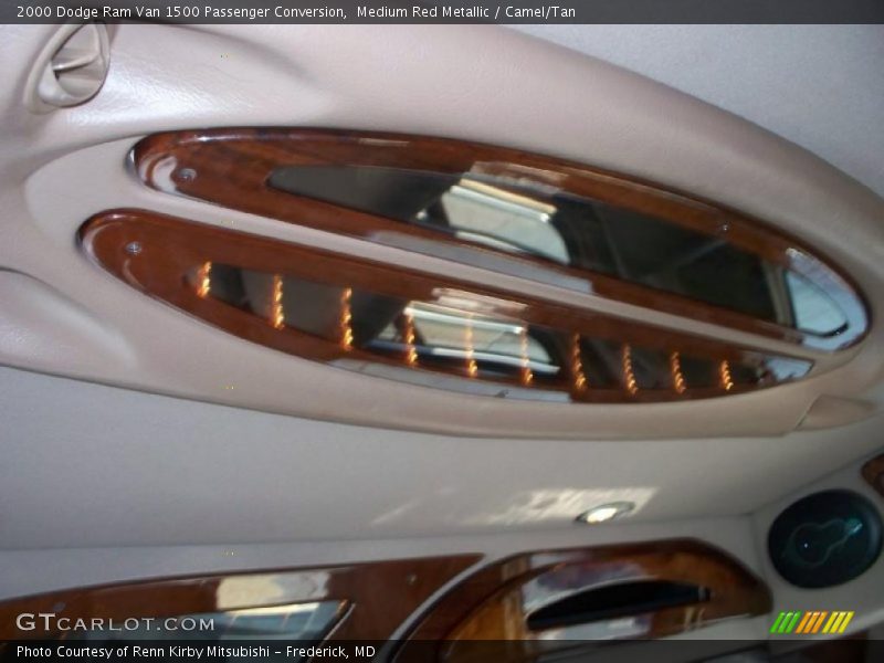 Medium Red Metallic / Camel/Tan 2000 Dodge Ram Van 1500 Passenger Conversion