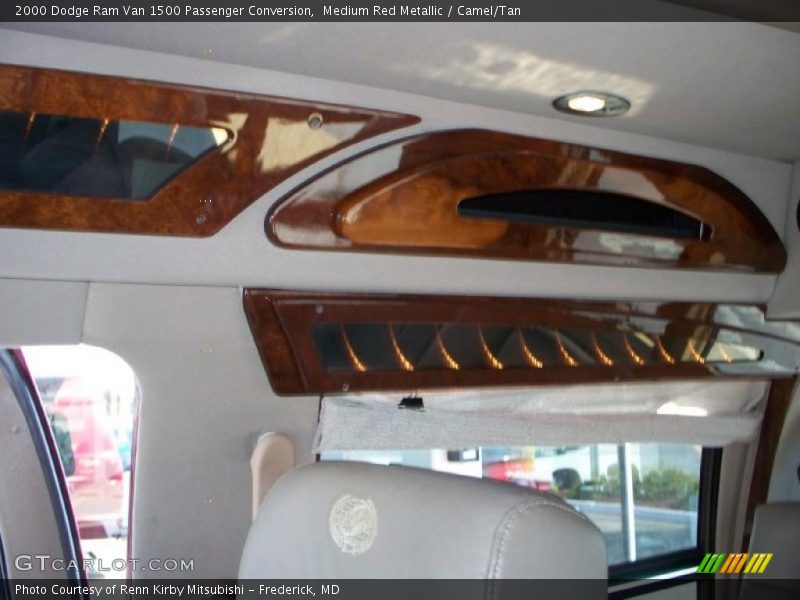 Medium Red Metallic / Camel/Tan 2000 Dodge Ram Van 1500 Passenger Conversion