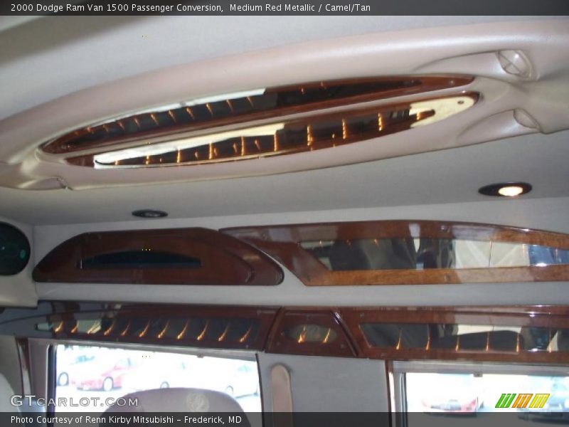 Medium Red Metallic / Camel/Tan 2000 Dodge Ram Van 1500 Passenger Conversion