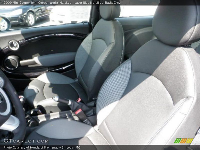Laser Blue Metallic / Black/Grey 2009 Mini Cooper John Cooper Works Hardtop