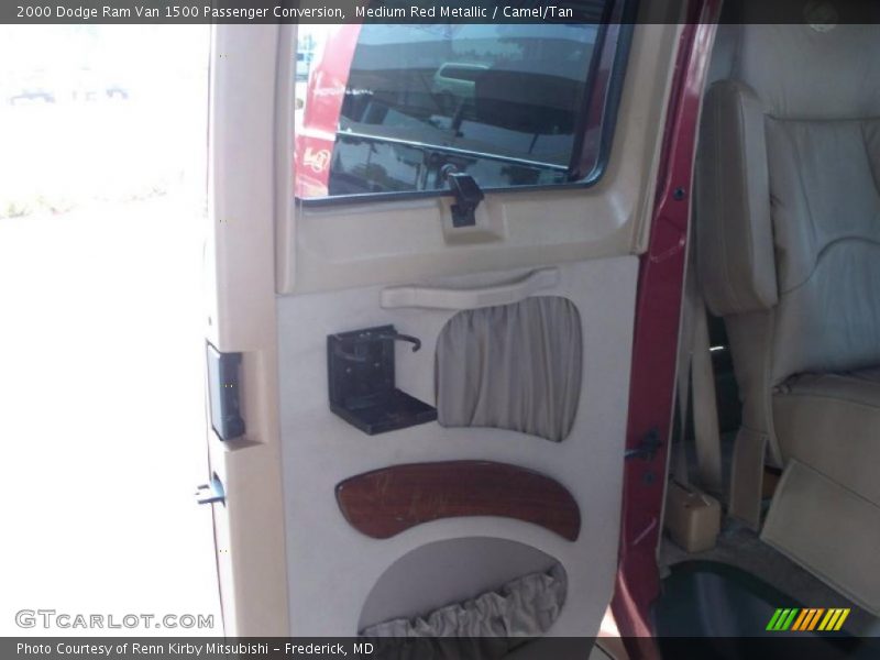 Medium Red Metallic / Camel/Tan 2000 Dodge Ram Van 1500 Passenger Conversion